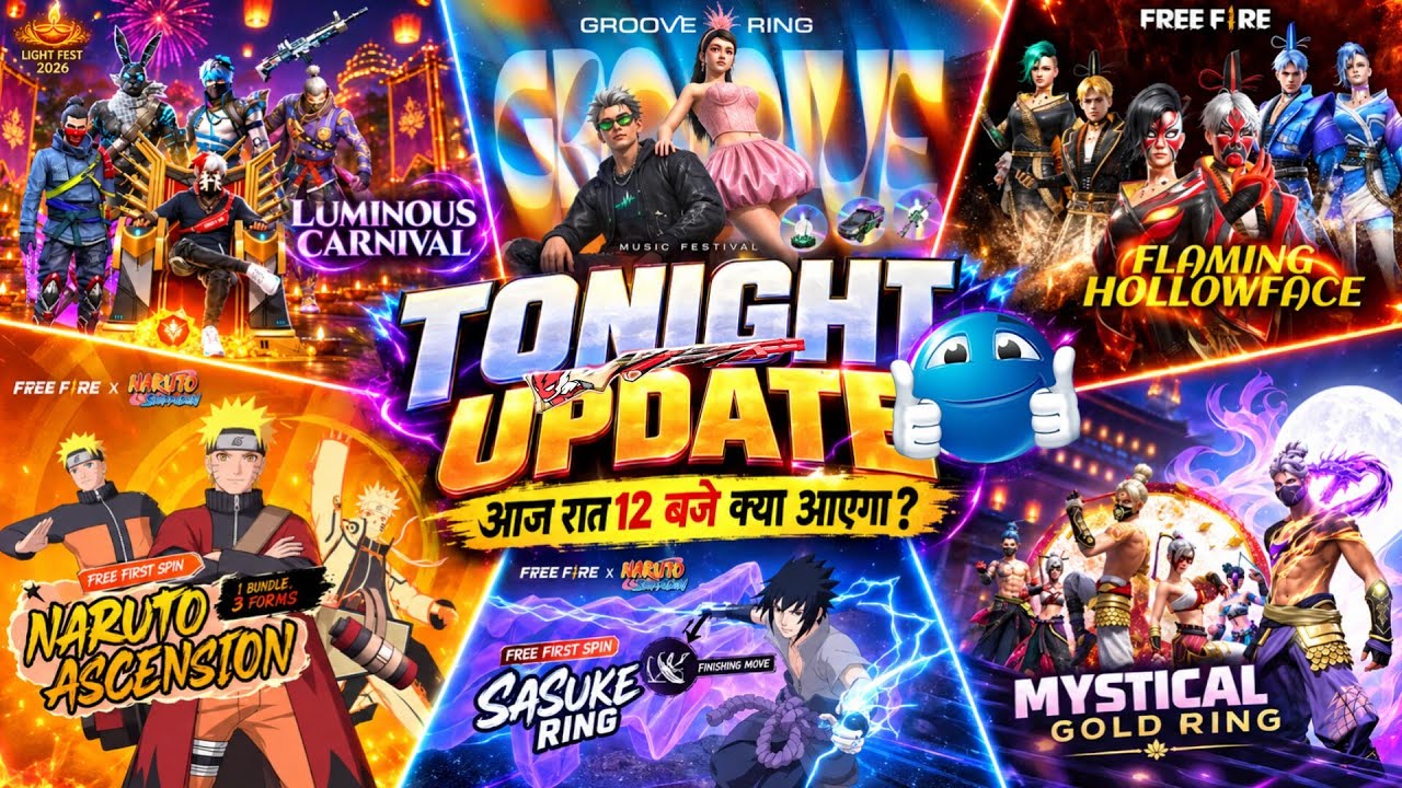 Golden Shade Bundle Return Confirm Date 🔥| Next Mystery Shop | Diwali Event Free Fire |  FF X Naruto