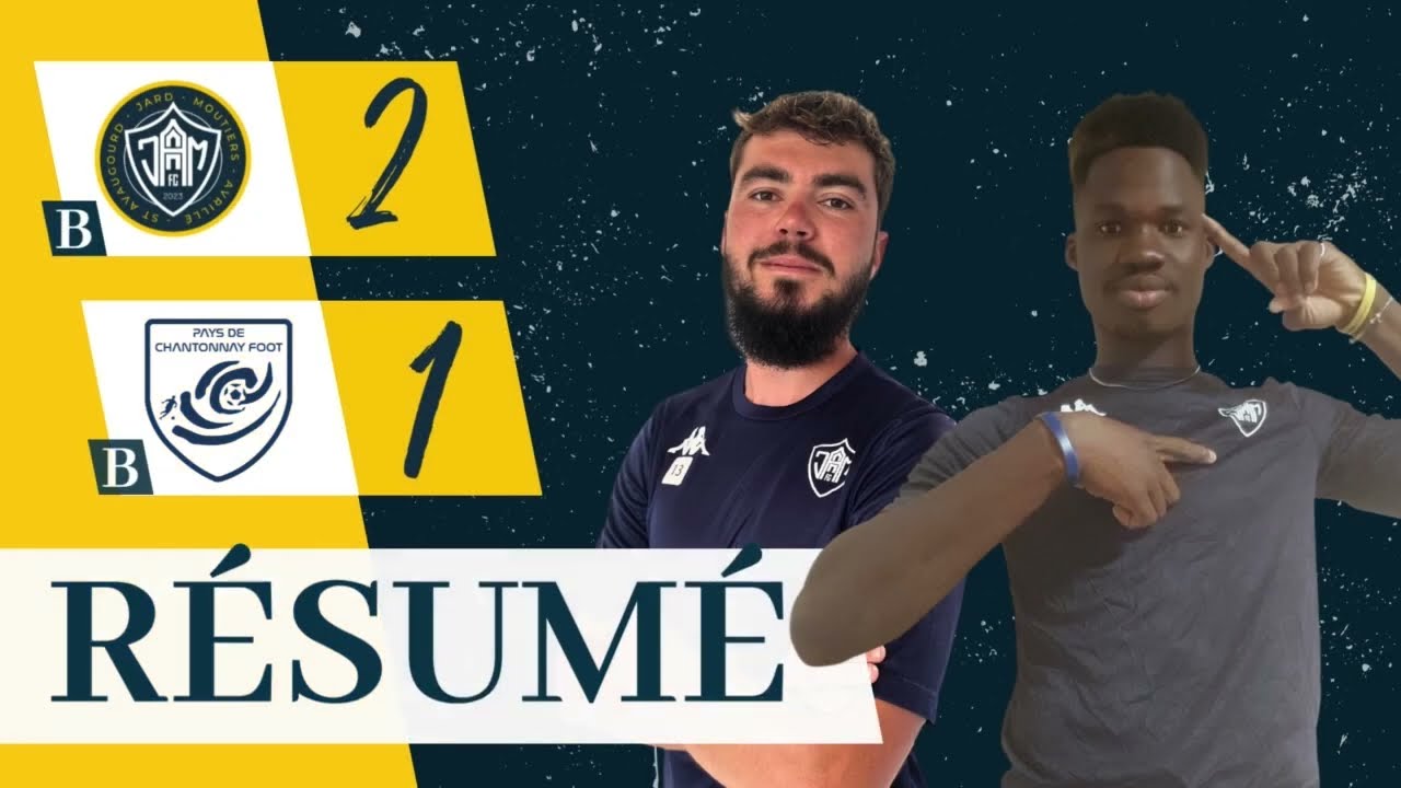 SÉNIORS | JAM FC B 2-1 CHANTONNAY B | COUPE DE VENDÉE DES RÉSERVES