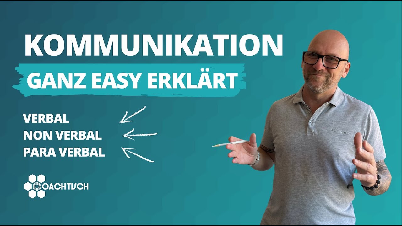 ✅ verbal / non verbal / Kommunikationsmodell ganz einfach erklärt
