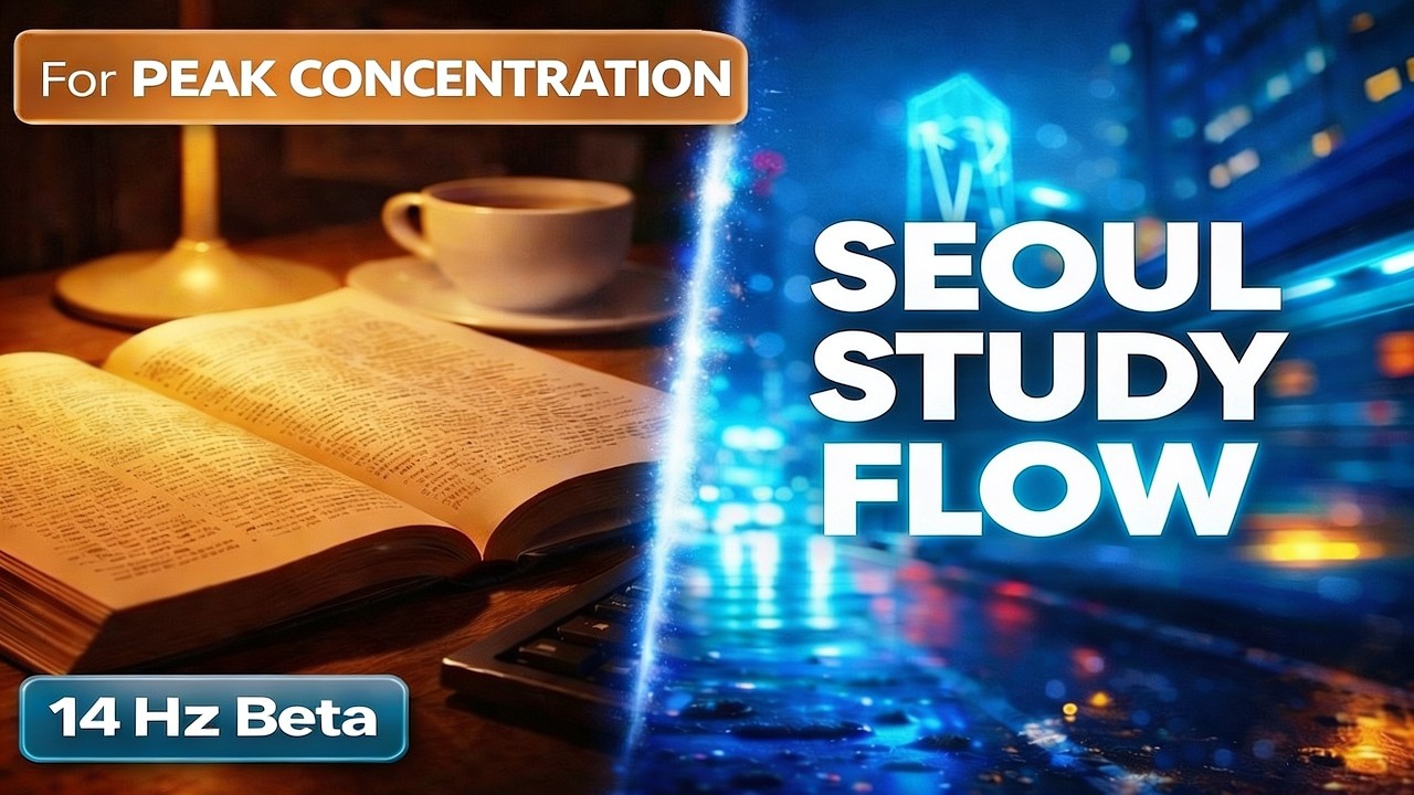 Study Music 2026 ✦ Deep Focus & Concentration | Seoul Library Ambience