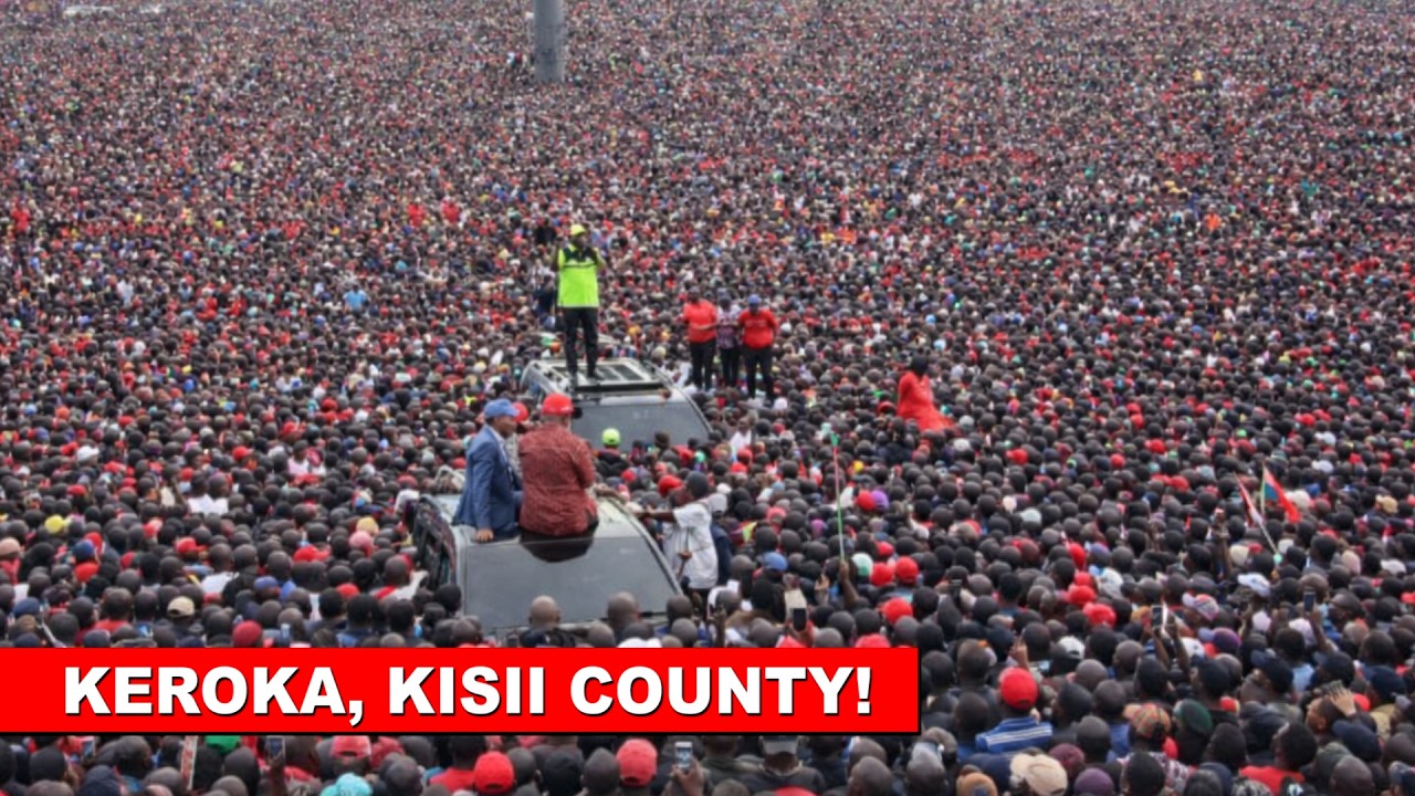Ruto heart attack as Gachagua roars in Keroka, Kisii County to sell Wantam slogan!🔥