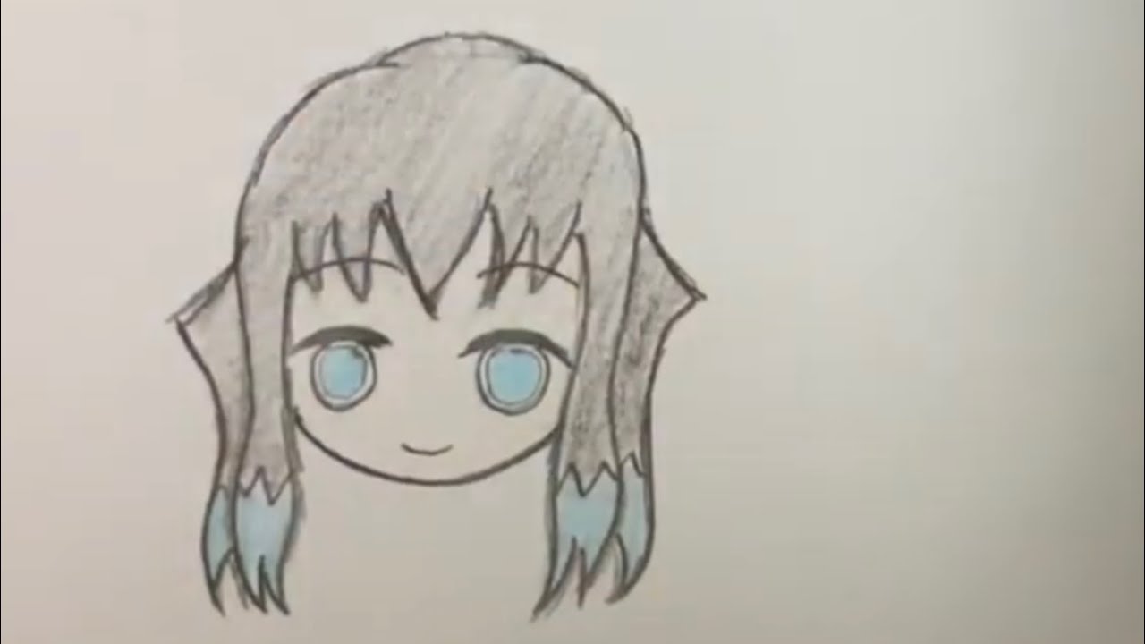 How to Draw  Muichiro Easy | demon slayer tiktok