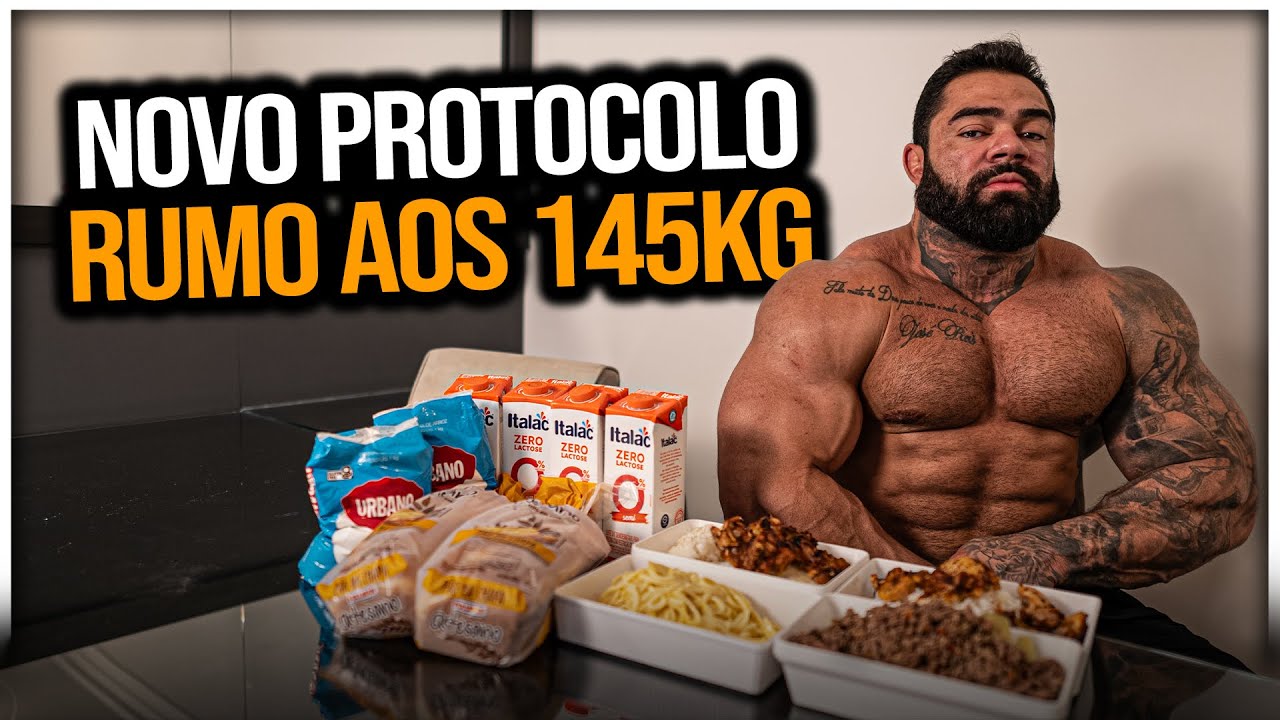 TUDO QUE O BRUNO SANTOS COME EM 1 DIA DE OFF SEASON!!! | *+ de 5mil Calorias*