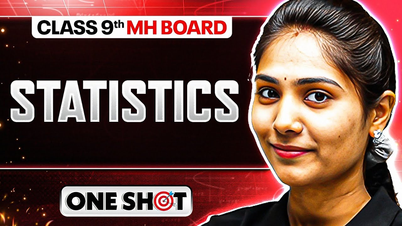 ⚡ Statistics in One Shot | Class 9 Maths | Maharashtra Board
