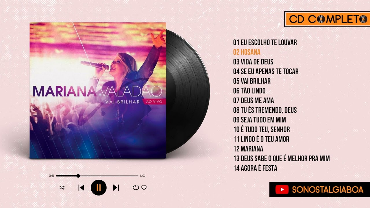 Mariana Valad&atilde;o | 2011 | Vai Brilhar | CD Completo