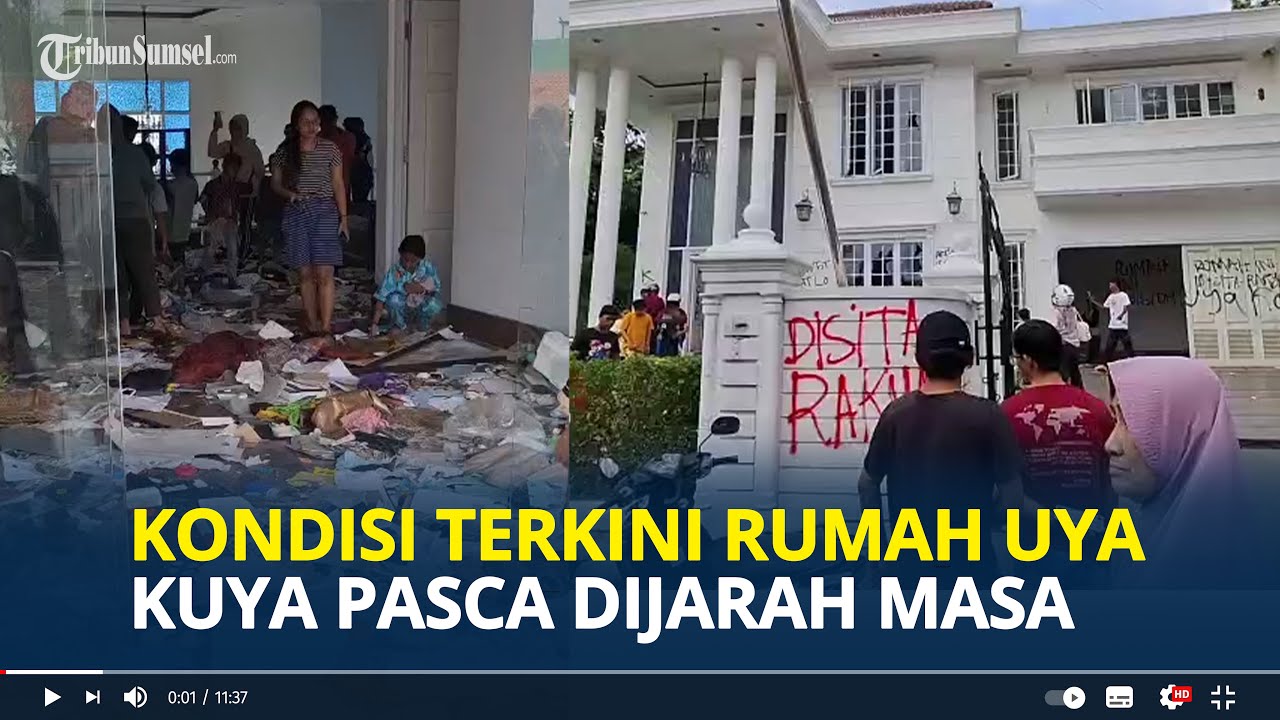 PENAMPAKAN dan Kondisi Terkini Rumah Uya Kuya Pasca Dijarah Massa Imbas Video Joget-Joget