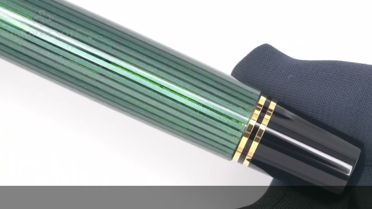 Pelikan ペリカン 万年筆 スーベレーン M1000 グリーンストライプ B