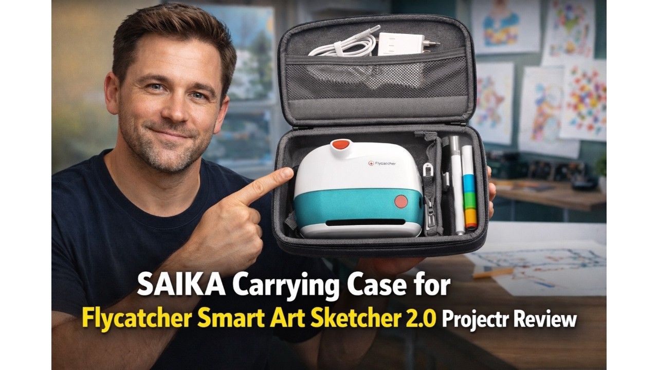 📽️ Обзор чехла SAIKA для Flycatcher Smart Art Sketcher 2.0 – стоит ли он своих денег? 📽️
