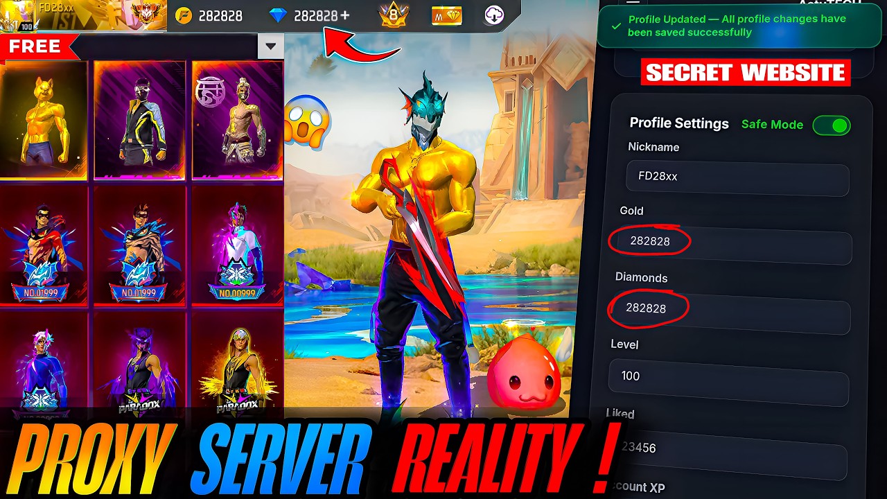 *How To Download & Use Proxy Server in Free Fire! 🔥 | Secret Website Exposed* 😱