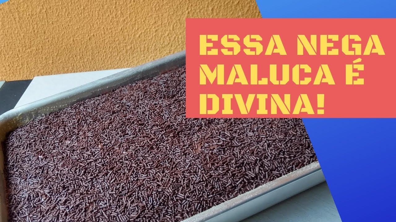 BOLO DE CHOCOLATE FÁCIL O FAMOSO NEGA MALUCA. #26  SEGREDOS DA MAMYS #bolochocolate #negamaluca