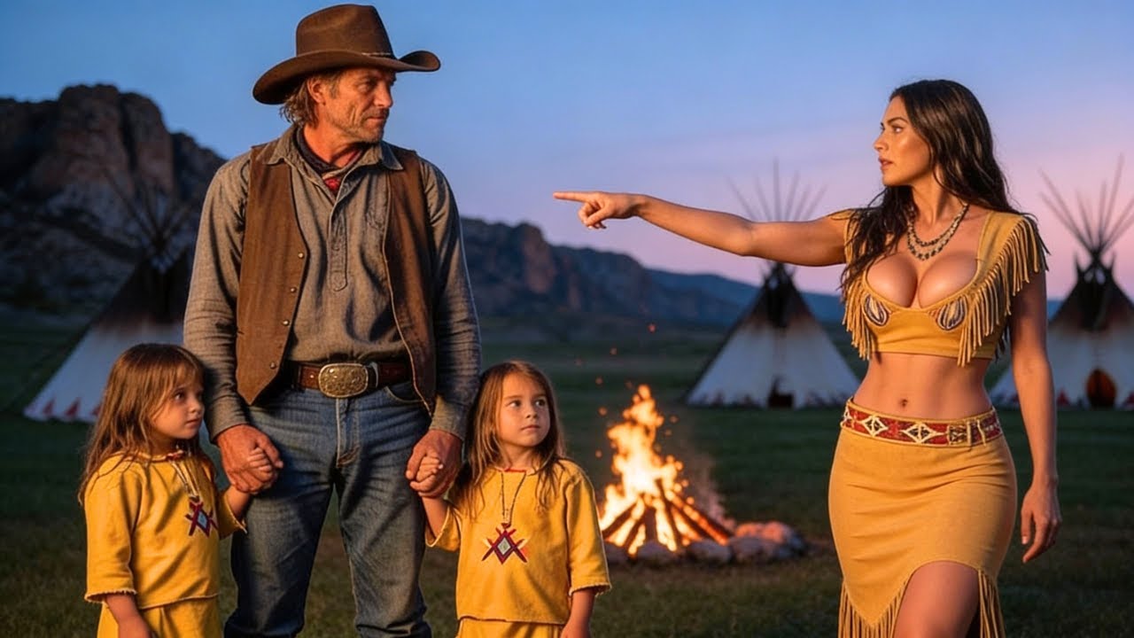 Apache Twin Girls Invited A Widowed Rancher Home — He Didn’t Know They Planned To Marry Him To Mom