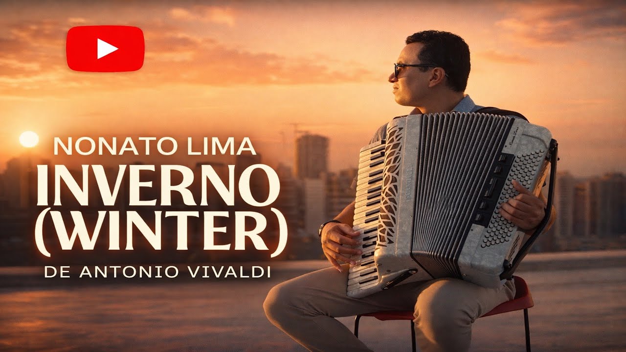 INVERNO (WINTER) A. VIVALDI, COM NONATO LIMA    #classicalmusic #vivaldi #nonatolima #accordion 