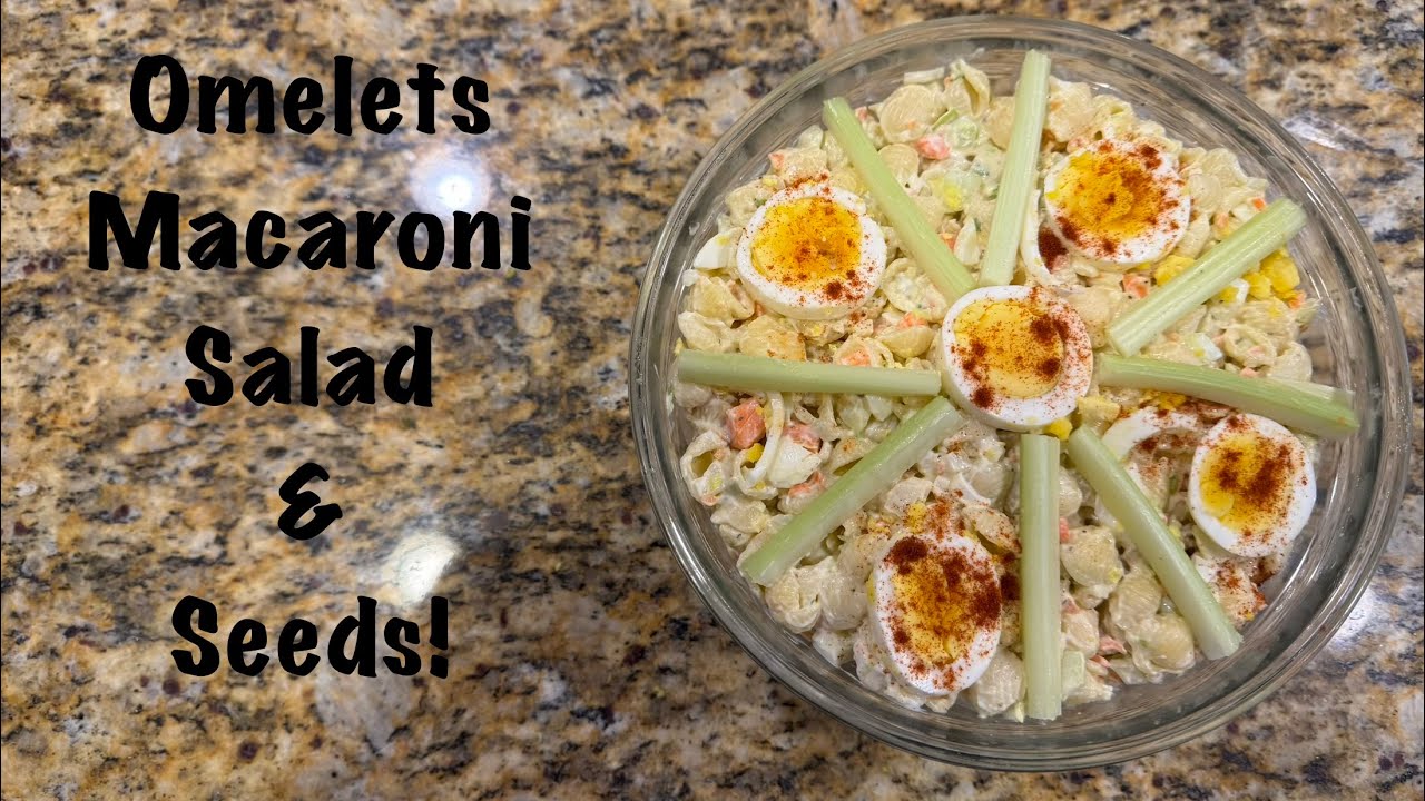 February 12, 2026 Enjoy Homemade Macaroni Salad, Breakfast for my Husband & Flower Seed Planting!