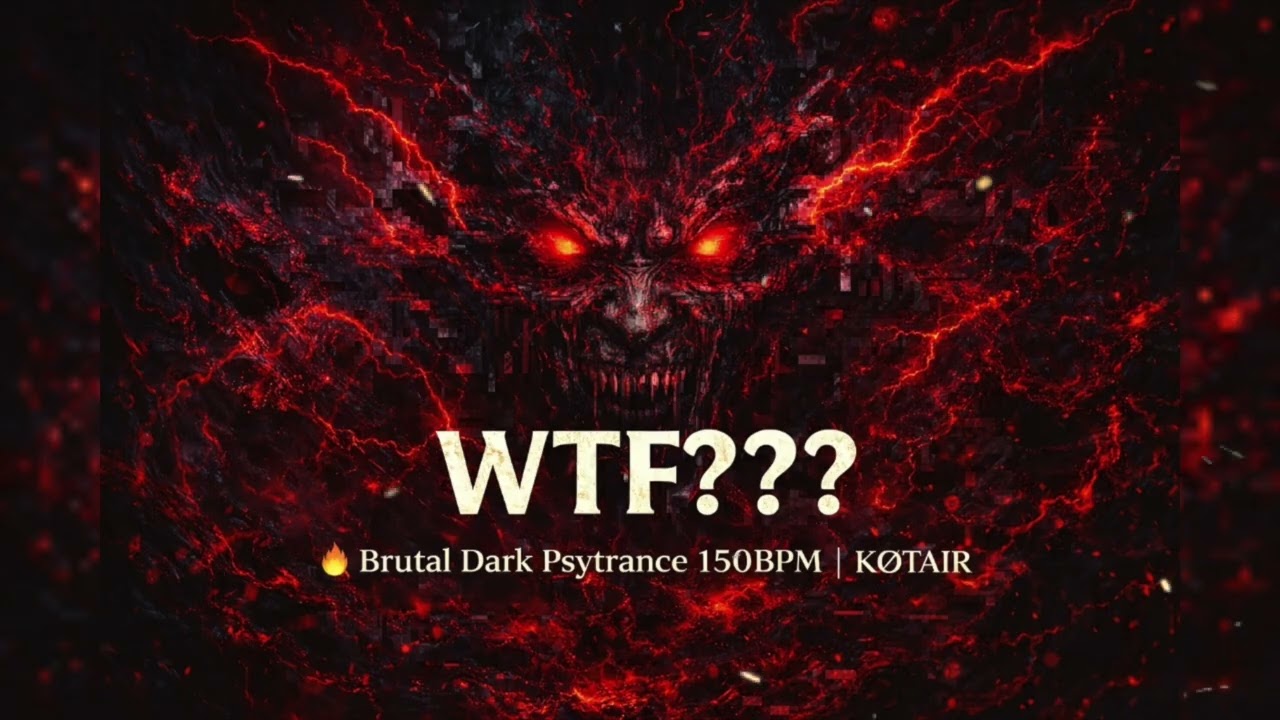 WTF??? 🔥 Brutal Dark Psytrance 150 BPM | KØTAIR