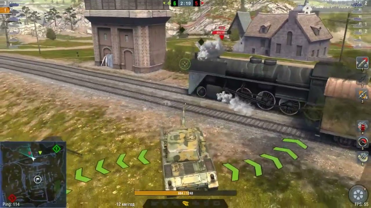 WoT Blitz - Industrial Zone - Alpenstadt - Winter Malynyvka