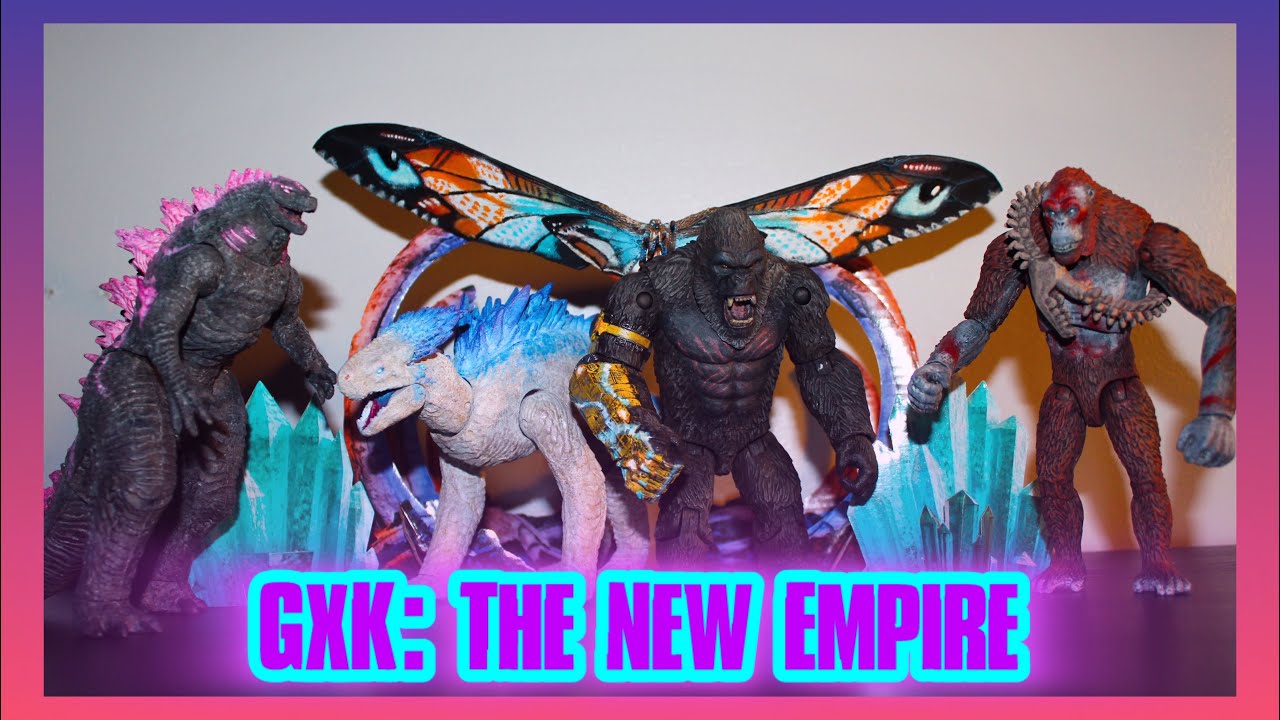 (Custom Painted) GODZILLA X KONG: THE NEW EMPIRE Figures *OVERHAUL*