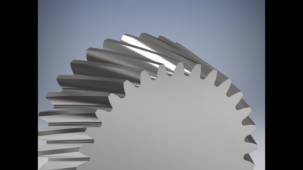 How to Autodesk Inventor 2019 Helical Gear