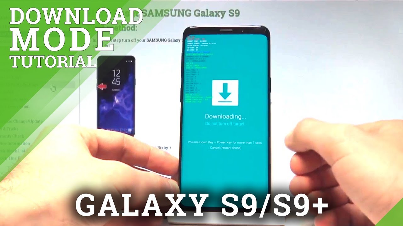 Режим загрузки SAMSUNG Galaxy S9 — вход и выход из режима загрузки
