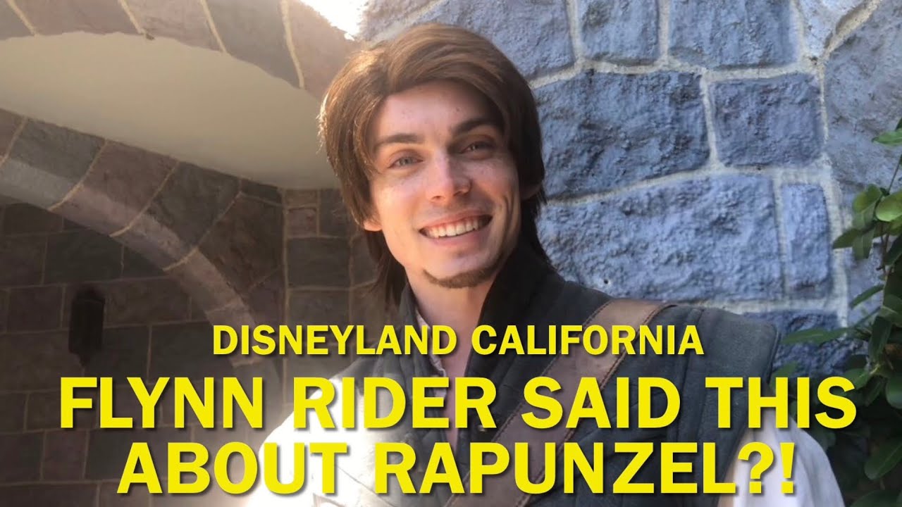 Belle Meets Up With Flynn Rider from Tangled and He Said THIS About Rapunzel?! Disneyland 