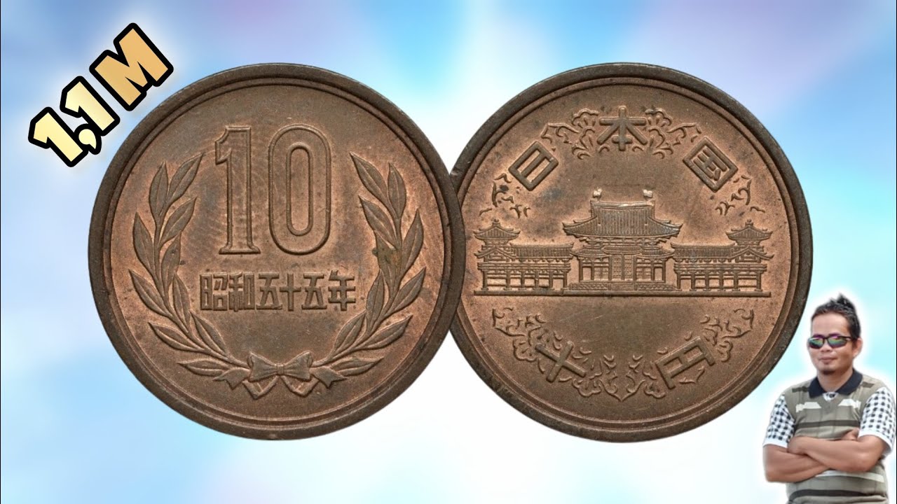 Coin Value | Harga Koin Japan 10 Yen Tahun Showa 55 (1980)