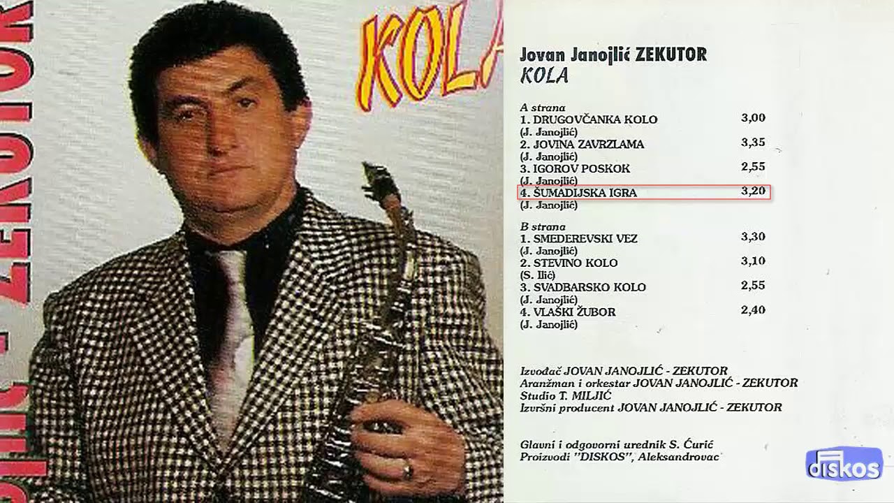 Jovan Janojlic Zekutor - Kola na saksofonu - (Audio 1994) - CEO ALBUM