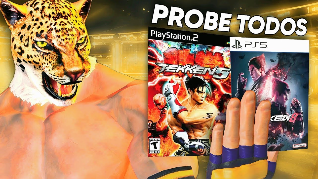 Probé TODOS los TEKKEN en UN SOLO VIDEO