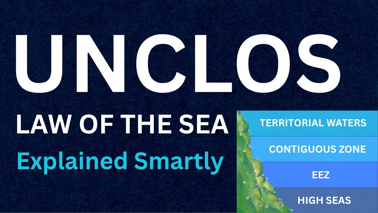 UNCLOS Explained, Law of the Sea (Territorial Waters, EEZ, Continental Shelf, High Seas)