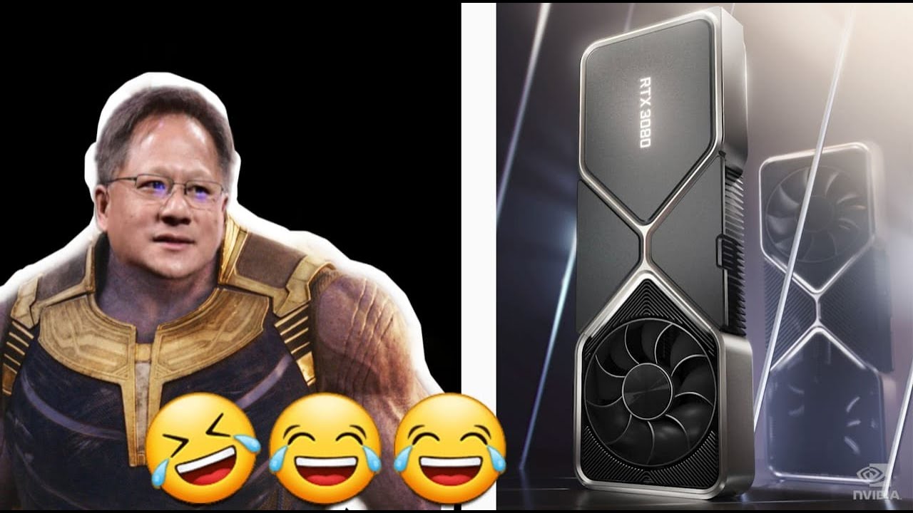 NVIDIA GTX 3080 LAUNCHED | JENSEN HUANG as THANOS | FUNNY MEME