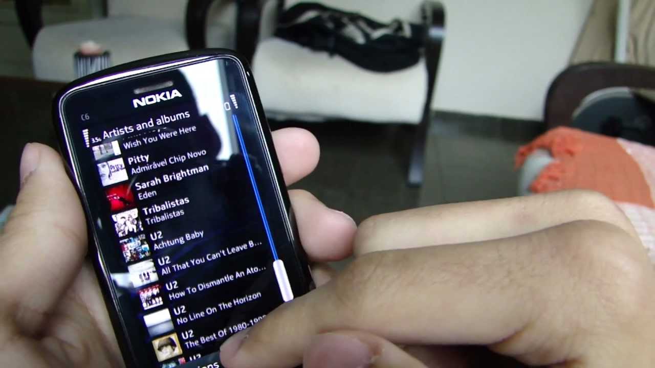 Nokia C6-01 with Symbian Anna + Let's Golf 2 and Asphalt 6