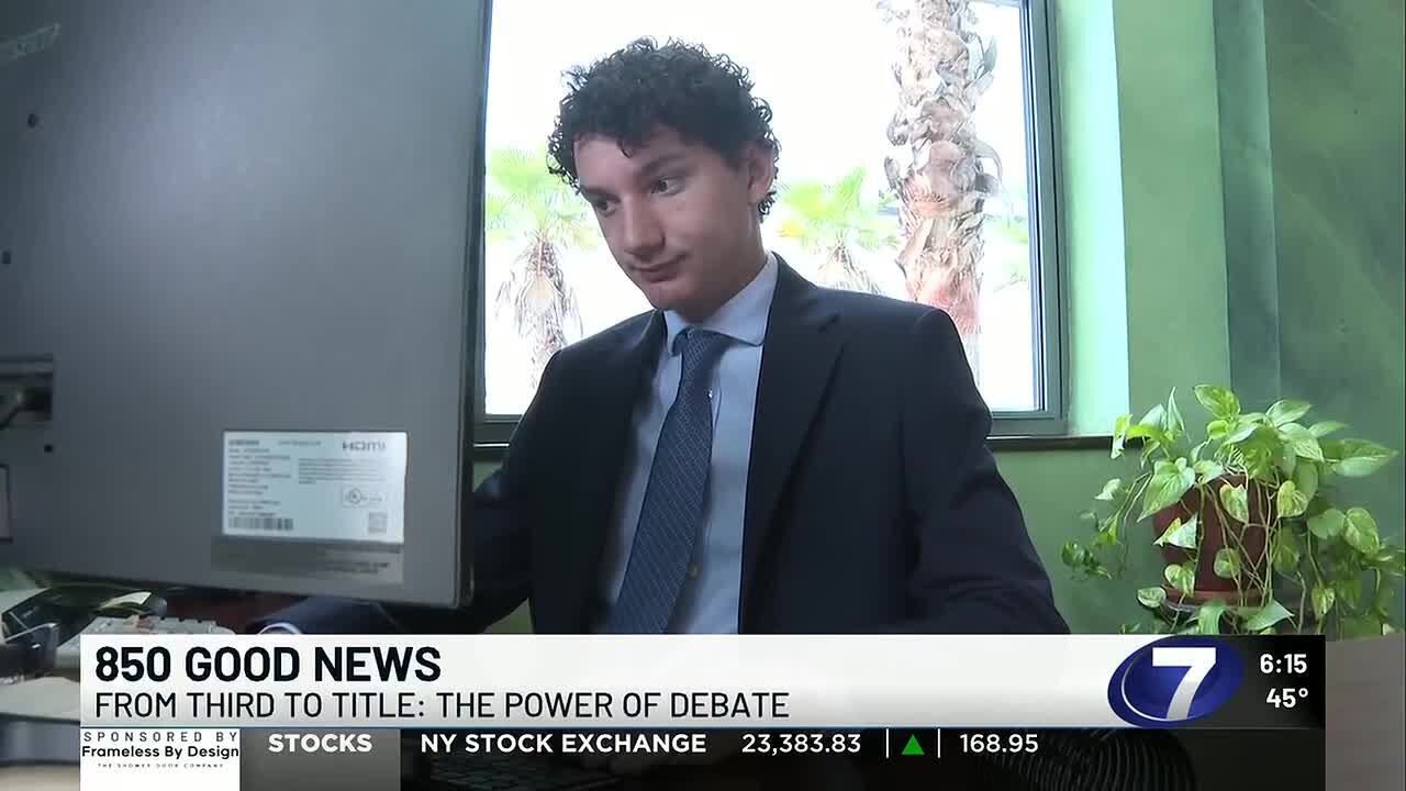 850 GOOD NEWS: Panhandle debate student leaps from third to title holder