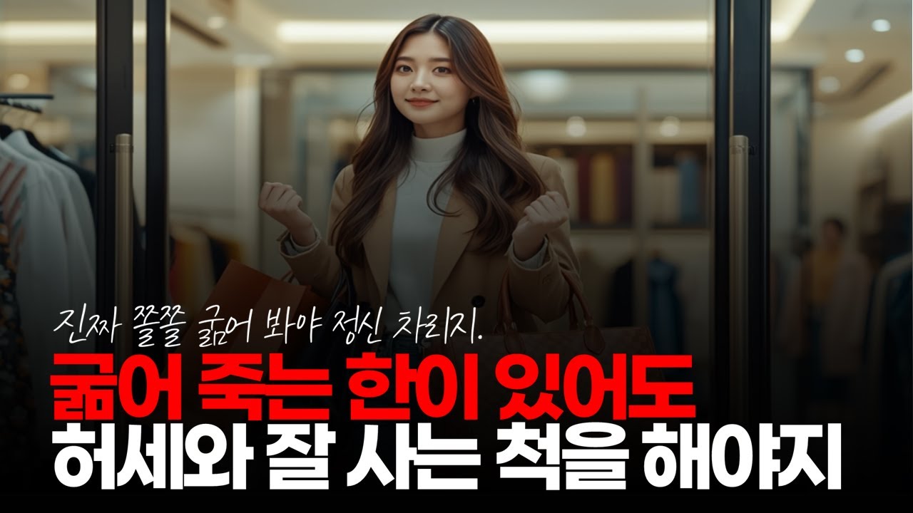 (※시청자댓글) 굶어 죽는 한이 있어도 남들한테는 허세와 잘 사는 척을 해야 하는 더러운 근성이 있는 민족이죠. #허세문화 #잘사는척 #겉치레문화