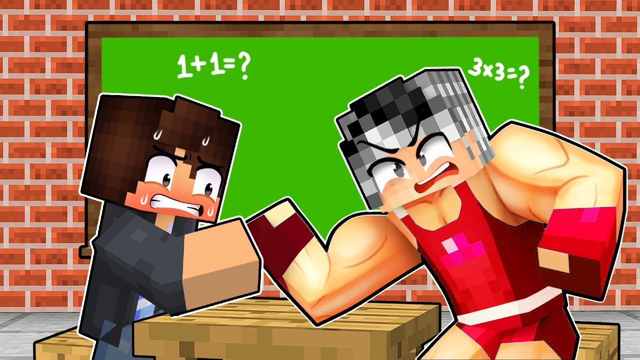 KASLI OLUP Okulun SERSERİ ÇOCUĞUNU Dövdüm - Minecraft