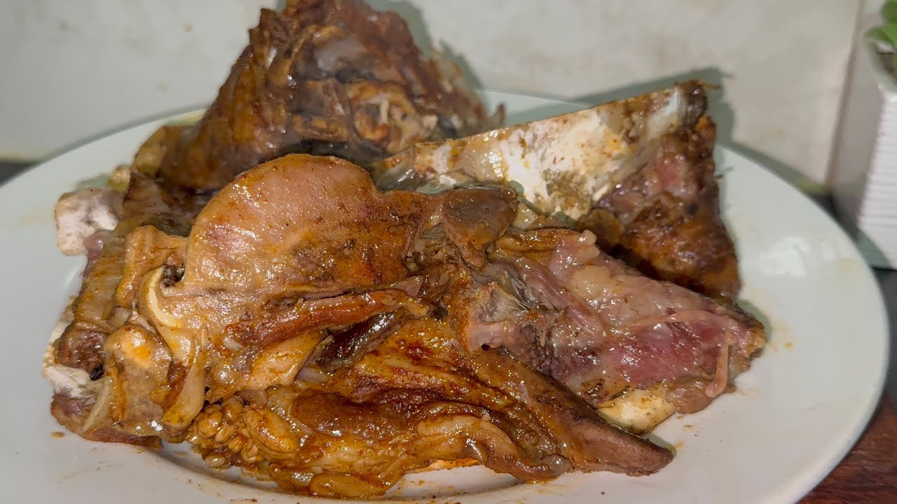 لحم الراس بلا ما طايب بحال زبدة و محمر ومذاق يسلام👍😋#لحم_الراس#لحم #اللحم