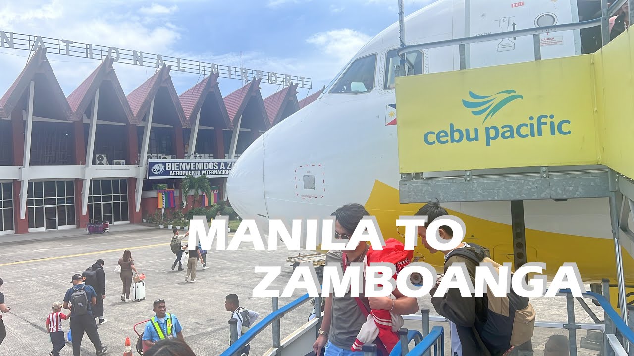 Manila to Zamboanga City 🇵🇭 | Cebu Pacific ✈️ flight