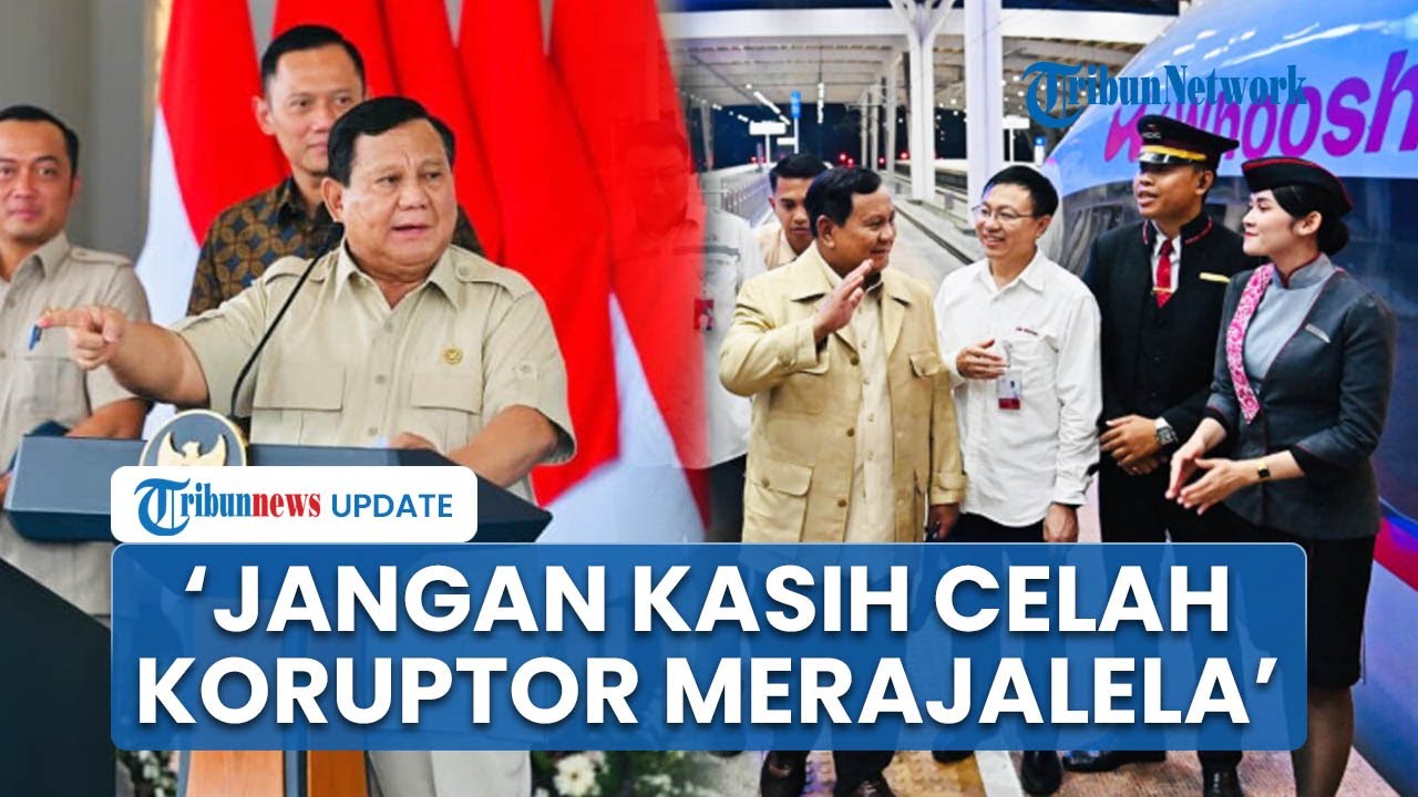 Presiden Prabowo Siapkan Langkah Bakal Kejar Koruptor untuk Bayar Utang Kereta Cepat Whoosh