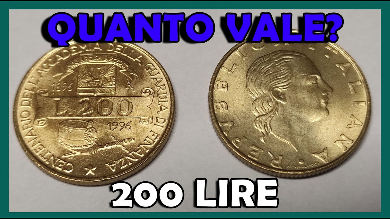 200 Lire Guardia di Finanza del 1996, Qual è il Valore? Quanto Vale la Moneta?