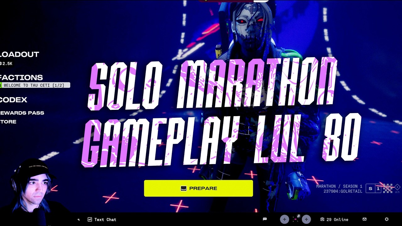 Solo MARATHON no gear fear lvl 90 #MarathonTheGame