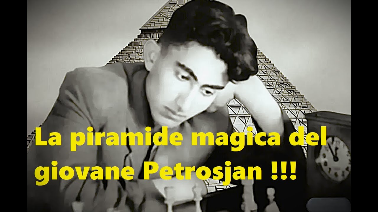 Il giovane Petrosjan costruisce la più grande piramide di pedoni della storia degli scacchi !!!