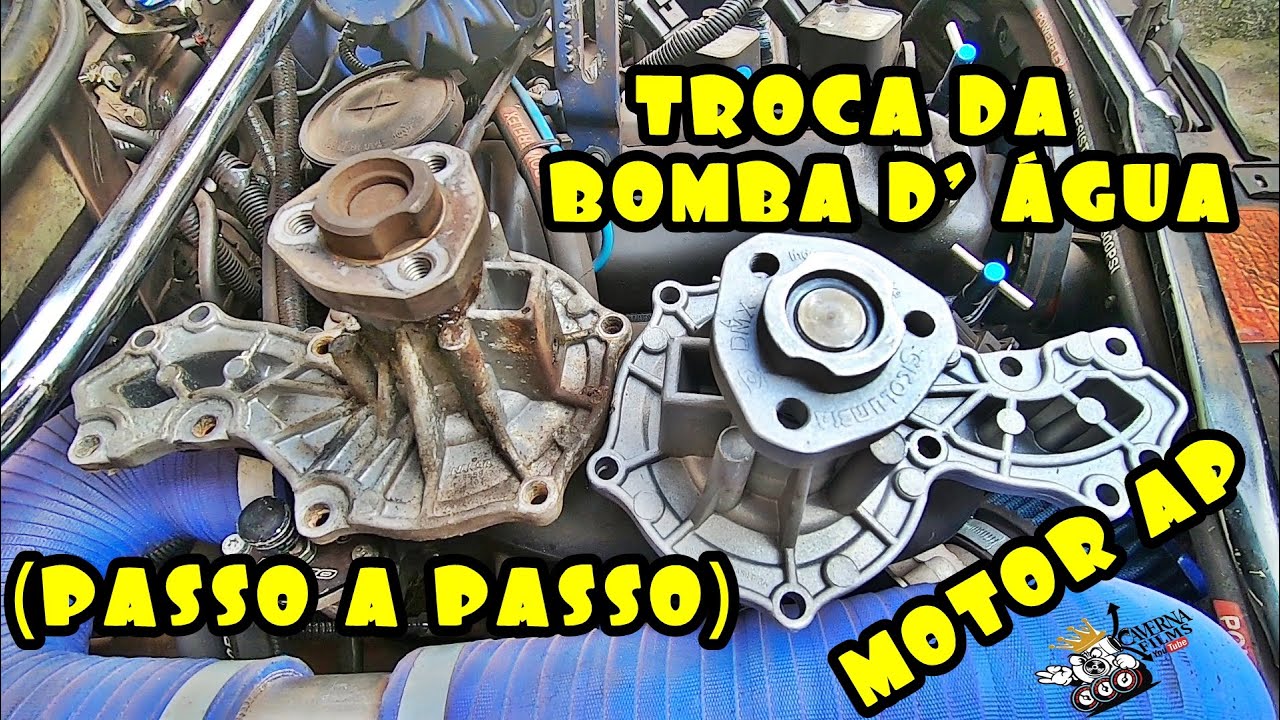 COMO TROCAR BOMBA D' AGUA MOTOR AP 1.6 1.8 2.0 GOL, VOYAGE,PARATI,SAVEIRO 2026 - Caverna Turbo