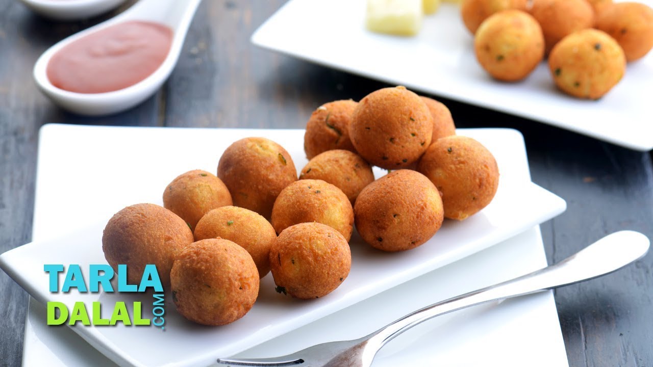 Cheese Balls, Veg Starter Recipe by Tarla Dalal