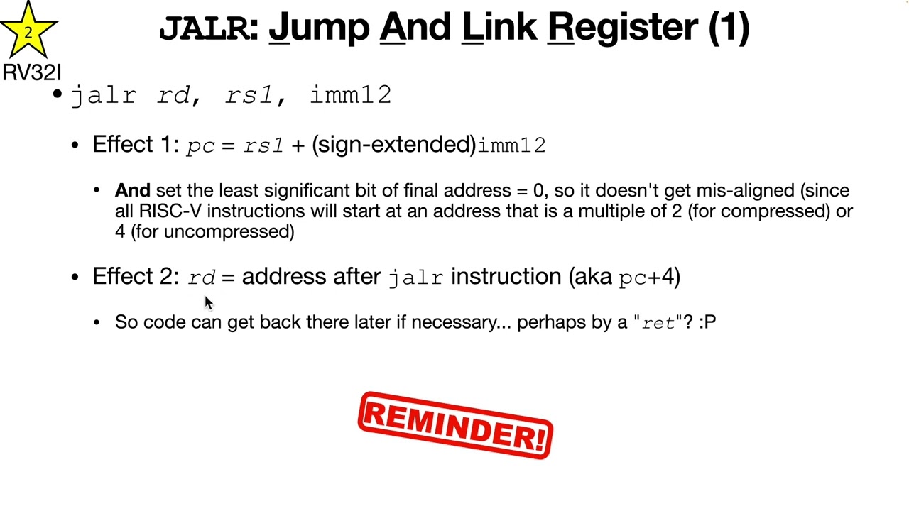 Arch1005: RISC-V Assembly 05 Calling Functions 02 CallFuncNoArgs.c 1