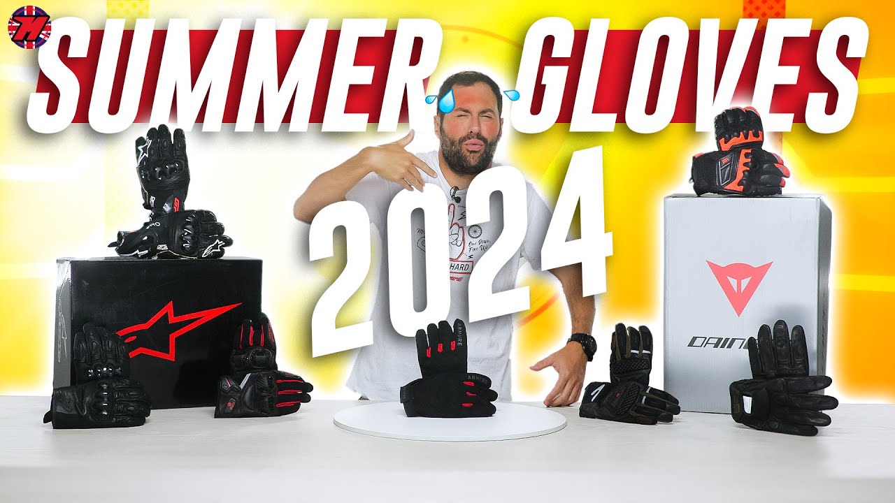 The 5 BEST Motorcycle Gloves for SUMMER 2024 ☀️🏍️