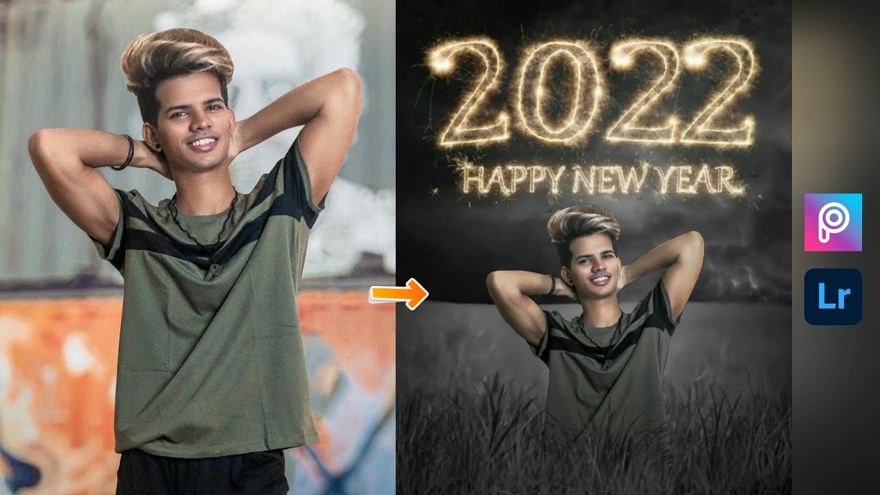 2022 Happy New Year Photo Editing in PicsArt | Happy New Year 2022 Photo Editing |2022 Photo Editing