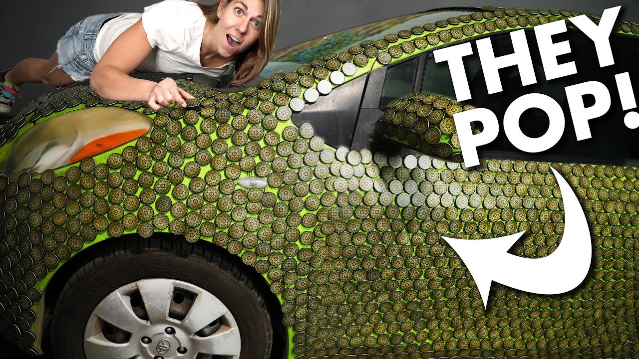 9,000 PopSockets! I create a GIANT, DRIVABLE FIDGET TOY!