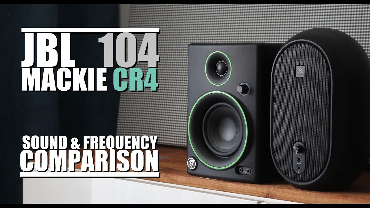 JBL One Series 104 против Mackie CR4 || Сравнение звучания и частотной характеристики