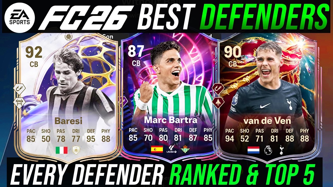 BEST DEFENDERS (CB) IN FC 26 RANKED & MY TOP 5 - FC 26