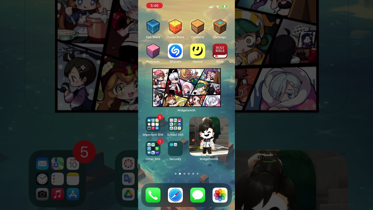 Maplestory 2 iOS 15 Theme