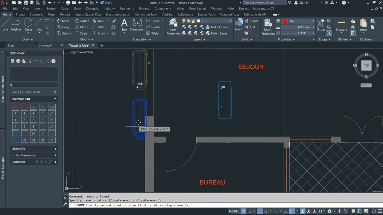 PLAN D'IMPLANTATION DES CIRCUITS DE CLIMATISATION ET DE VENTILATION