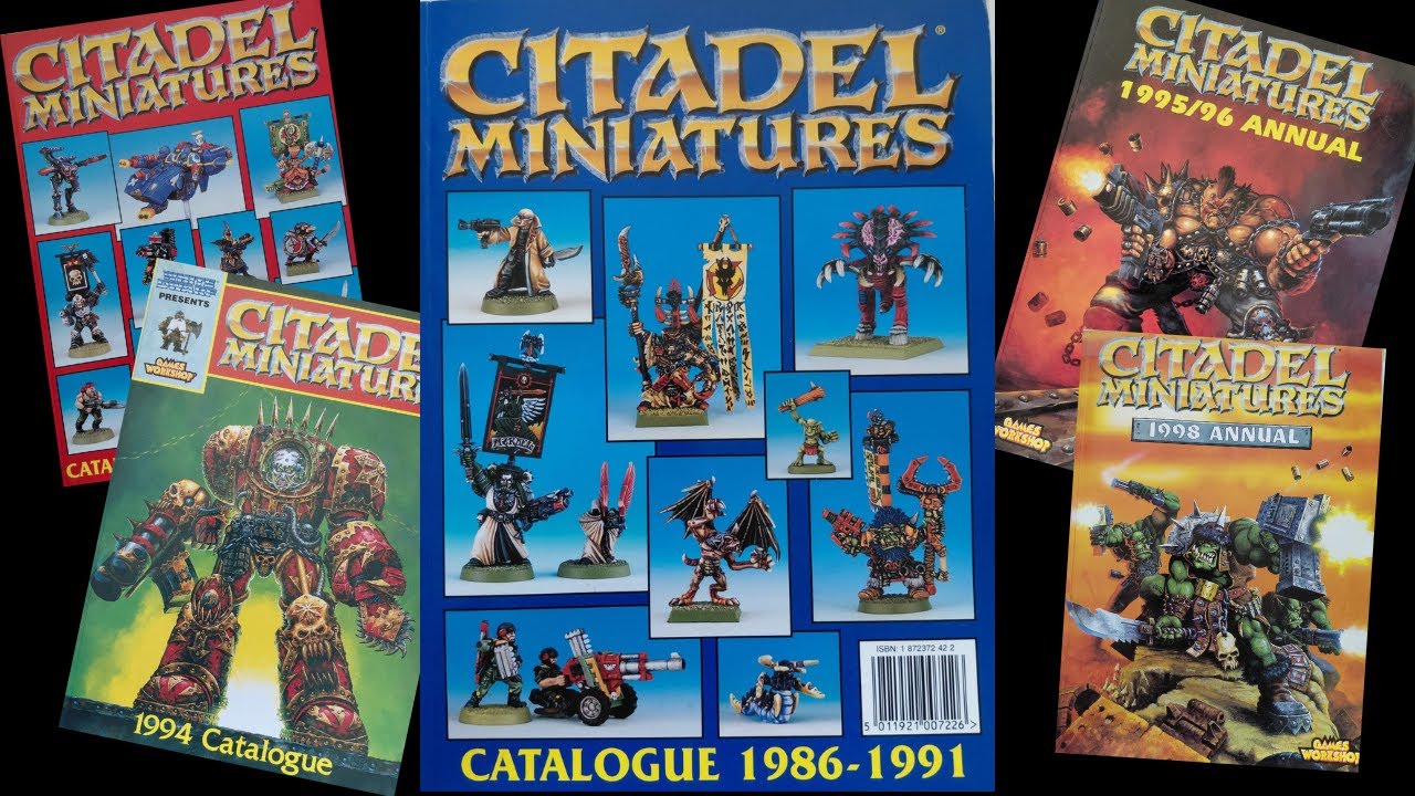 ¡Qué tesoros! Catálogos Warhammer