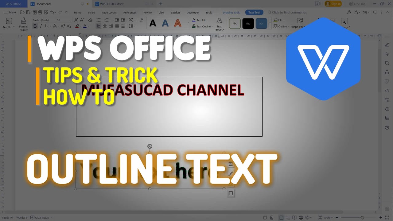 WPS Office Word How To Outline Text